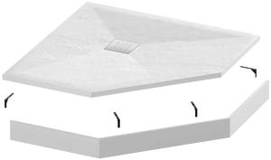 Экран для поддона Grossman Strong GR-S190901D 90x90см белый