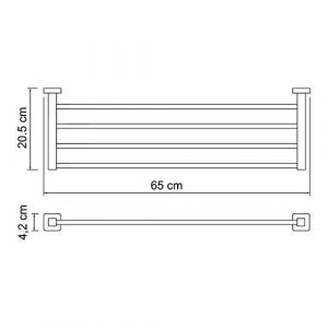 Wasserkraft Lippe  K-6511 Полка для полотенец
