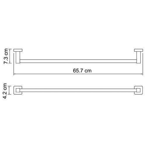 Wasserkraft Lippe K-6530 Держатель полотенец штанга