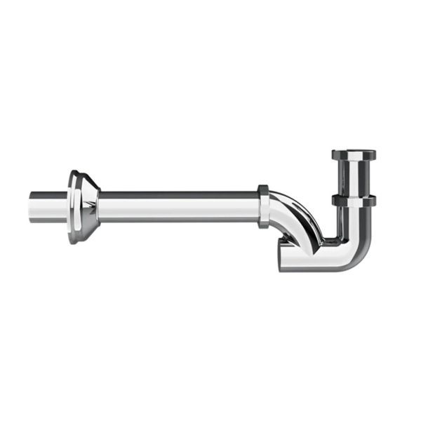 Сифон для раковины Gessi Technical Accessories 01018.031 с розеткой 33 см хром