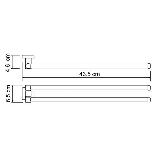 Wasserkraft Lippe K-6531 Держатель полотенец рога Wasserkraft Lippe K-6531 Держатель полотенец рога