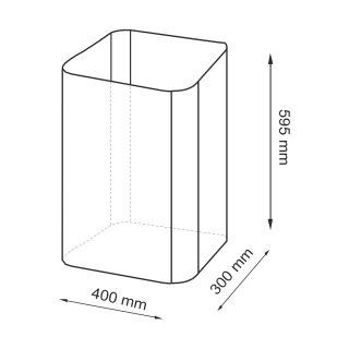 Корзина для белья WasserKRAFT Nuthe WB-910-L чёрный