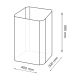 Корзина для белья WasserKRAFT Nuthe WB-910-L чёрный