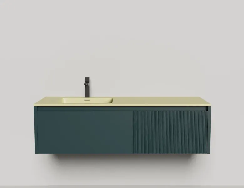 Подвесная тумба Salini Domino 27D214ON 140см шпон Onda Plus Подвесная тумба Salini Domino 27D214ON 140см шпон Onda Plus