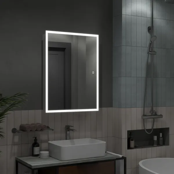 Зеркало-шкаф Reflexion Cube 60 RF2211CB с подсветкой 60х80