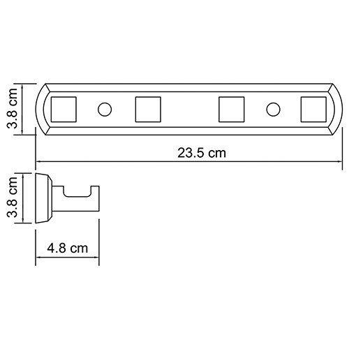 Wasserkraft Lippe K-6574 Кронштейн настенный 4 крючка