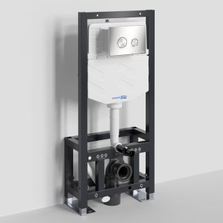 Система инсталляции для унитазов WasserKRAFT Dill 61TLT.010.ME.BN01 с кнопкой смыва