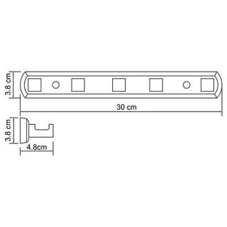 Wasserkraft Lippe K-6575 Кронштейн настенный 5 крючков Wasserkraft Lippe K-6575 Кронштейн настенный 5 крючков