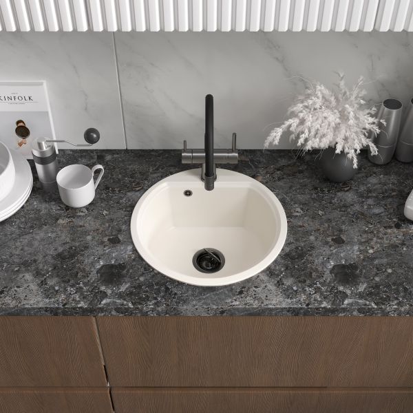 Мойка кухонная Reflexion Start 44-WH RX0844WH белый