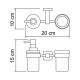Wasserkraft Lippe K-6589 Держатель дозатора и стакана Wasserkraft Lippe K-6589 Держатель дозатора и стакана