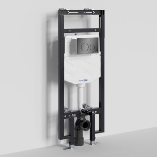 Система инсталляции для унитазов WasserKRAFT Dinkel 58TLT.010.ME.PB02 с кнопкой смыва