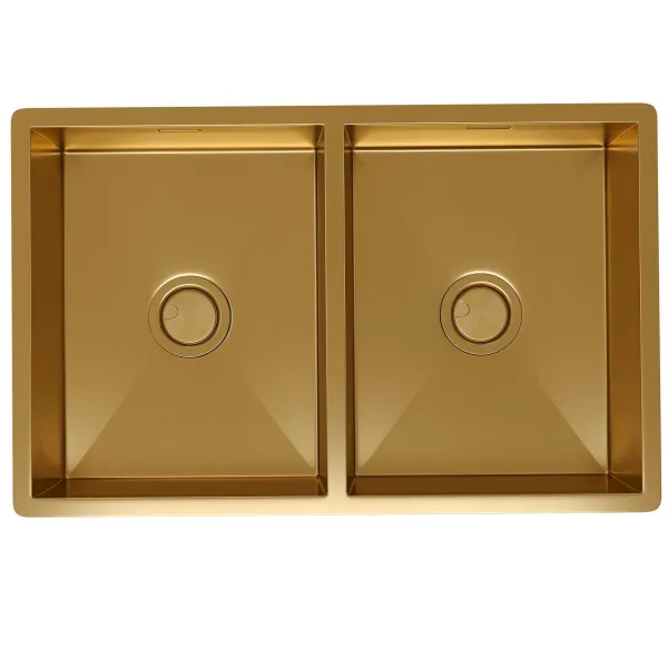 Мойка кухонная Reflexion Garda 70-GD RX2170GD брашированное золото