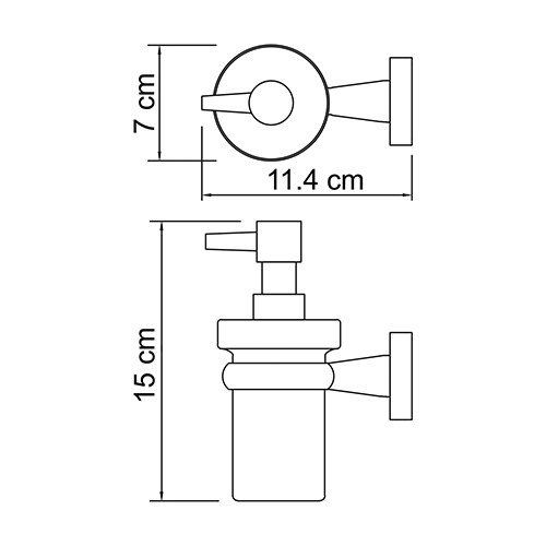 Wasserkraft Lippe K-6599 Дозатор жидкого мыла Wasserkraft Lippe K-6599 Дозатор жидкого мыла