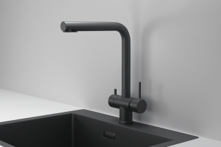 Смеситель для кухни Granula Kitchen Space 7011, ЧЕРНЫЙ МАТОВЫЙ Смеситель для кухни Granula Kitchen Space 7011, ЧЕРНЫЙ МАТОВЫЙ