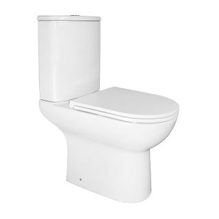 Унитаз-компакт Azario Kano 93590 безободковый белый