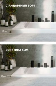 Гидромассажная ванна Whitecross Wave Slim 0111.180080.100.SOFT.CR 180x80см Soft хром
