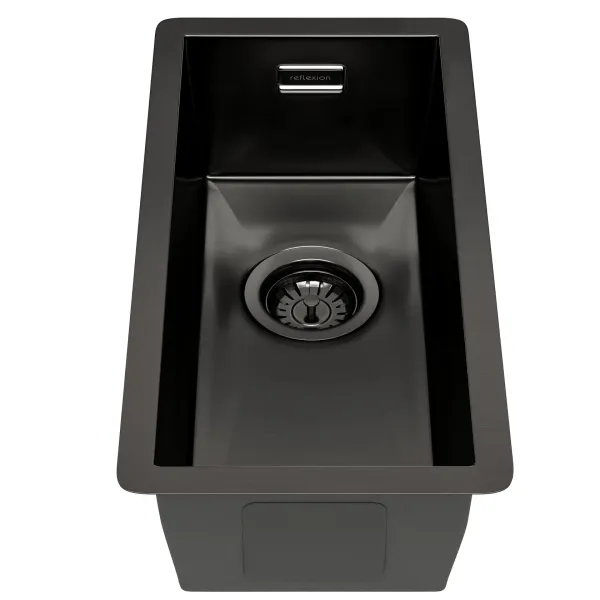 Мойка кухонная Reflexion Como 22-BL  RX2022BL оружейная сталь