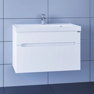 Тумба под раковину СанТа Лондон 224004л 80см белый Тумба под раковину СанТа Лондон 224004л 80см белый