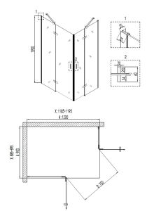 Душевой уголок NIAGARA NOVA NG-6618-08 120x90 см