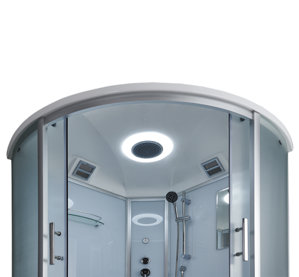 Душевая кабина Timo Standart T-6609SF Silver Fabric 90x90см