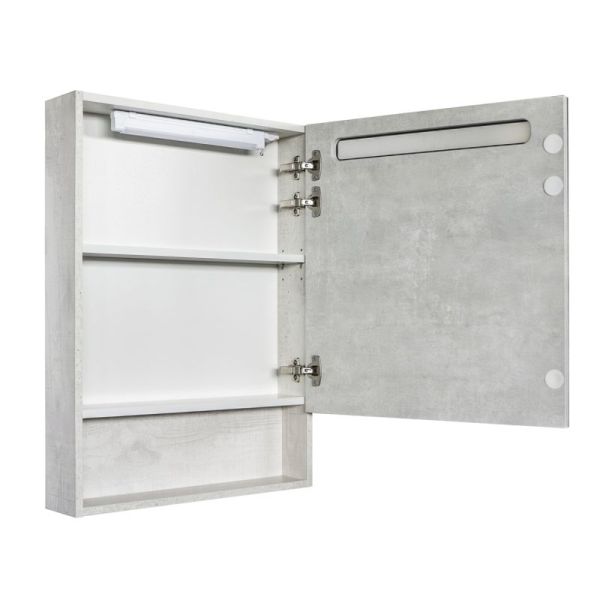 Зеркало-шкаф Comforty Никосия  00-00014144 60 см белый