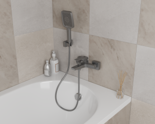 Смеситель для ванны с коротким изливом RUSH Thira (TR3635-44Grey) Смеситель для ванны с коротким изливом RUSH Thira (TR3635-44Grey)