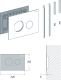 Клавиша смыва RIVO Touch Neo 303005 чёрный матовый
