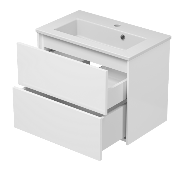 Подвесная тумба под раковину Brevita Toy 60 УТ000025659 белый