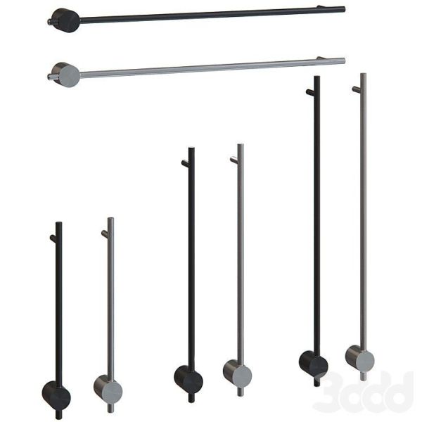 Электрический полотенцесушитель Broner Bruno BR.007.060.0000.S 60 см с кнопкой сатин шёлк