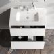 Тумба с раковиной Am.Pm Sense M7B-FUX0802WG-WCC0802WG 80 см белый