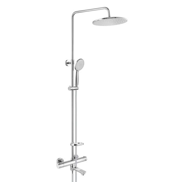 Душевая стойка Swedbe Hermes 9090GH с термостатическим смесителем для ванны хром Душевая стойка Swedbe Hermes 9090GH с термостатическим смесителем для ванны хром