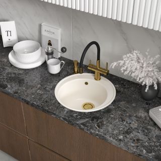 Смеситель для кухни Reflexion Lago RX9902GD брашированное золото