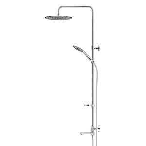 Душевая стойка Swedbe Hermes 9090G1GH с термостатическим смесителем для ванны хром/серый