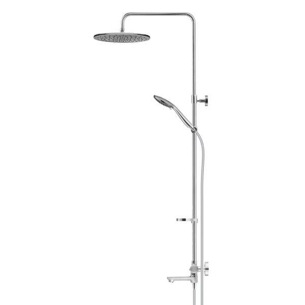 Душевая стойка Swedbe Hermes 9090G1GH с термостатическим смесителем для ванны хром/серый Душевая стойка Swedbe Hermes 9090G1GH с термостатическим смесителем для ванны хром/серый