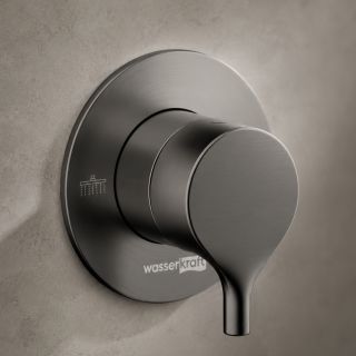 Переключатель на 2 выхода WasserKRAFT Rhein 99DVR2GR графит