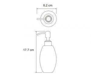 Wasserkraft Ruwer K-6799 Дозатор для жидкого мыла 330 ml