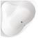 Акриловая ванна VagnerPlast Iris VPBA143IRI3X-04 143см белый