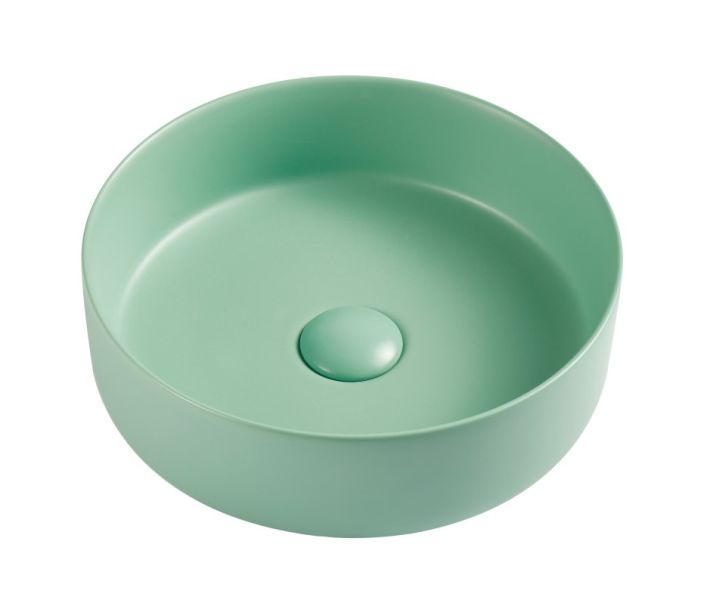 Раковина накладная D&K Matrix DT1391512 35см светло-зелёный Раковина накладная D&K Matrix DT1391512 35см светло-зелёный