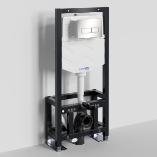 Система инсталляции для унитазов WasserKRAFT Dill 61TLT.010.ME.BN03 с кнопкой смыва