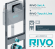 Инсталляция RIVO Set A для унитаза 200001.2 с клавишей смыва RIVO Touch Line хром