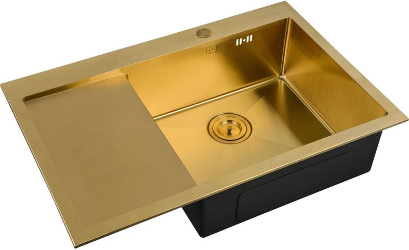 Мойка кухонная Zorg Inox PVD SZR-7851-R BRONZE