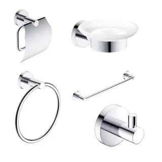 Набор аксессуаров для ванной AQUAme Trento AQM7221CR хром