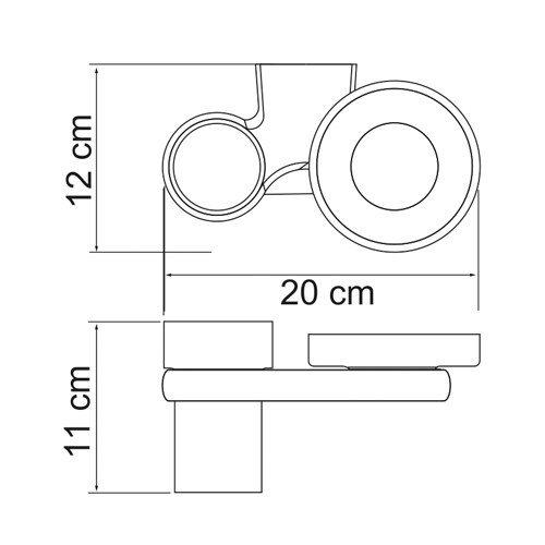 Wasserkraft Berkel K-6826 Держатель стакана и мыльницы