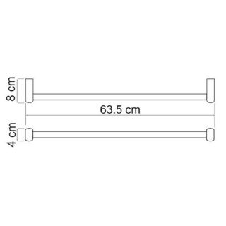 Wasserkraft Berkel K-6830 Штанга для полотенец Wasserkraft Berkel K-6830 Штанга для полотенец