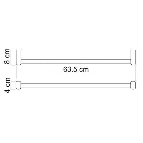 Wasserkraft Berkel K-6830 Штанга для полотенец Wasserkraft Berkel K-6830 Штанга для полотенец