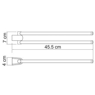 Wasserkraft Berkel K-6831 Держатель полотенец рога Wasserkraft Berkel K-6831 Держатель полотенец рога