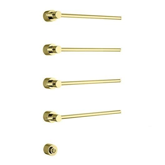 Полотенцесушитель электрический Margaroli Sole 622 Switch box Gold GD 65x42 см золото