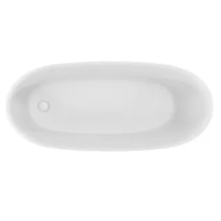 Ванна акриловая AQUAme AQM3503MW 167x73 см белый матовый