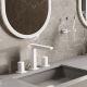 Смеситель для раковины WasserKRAFT Saale 9535 белый матовый
