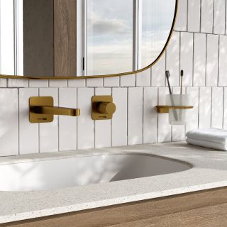 Смеситель для раковины WasserKRAFT Schunter A8251.308 тёмное золото матовое